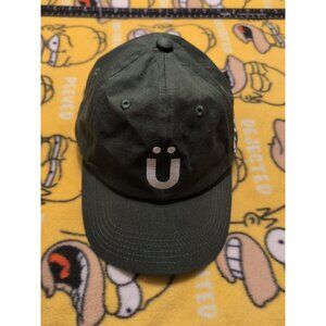 Gruns Gummies Hat Cap Strap Back Green White Logo One Size Adjustable